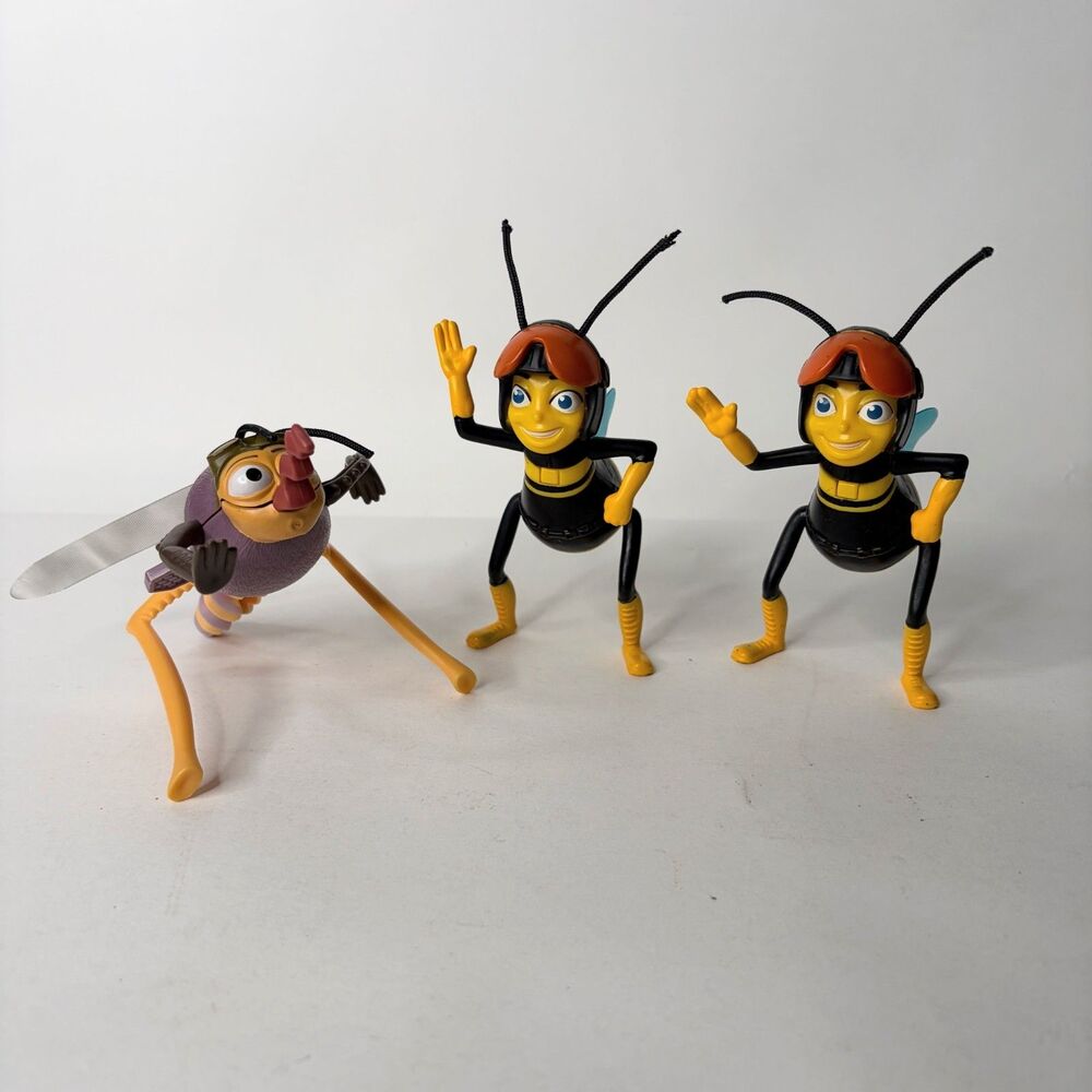 The Bee Movie McDonald's Happy Meal Toy 2007 Wind-Up Barry B. Mosquito